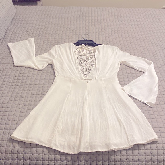 FOREVER 21 lace front backless dress size small - Picture 2 of 4